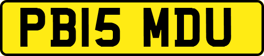 PB15MDU