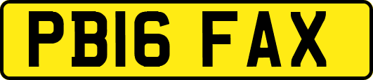 PB16FAX
