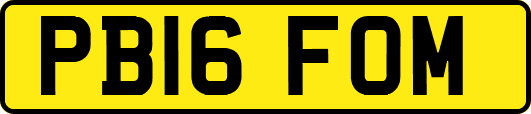 PB16FOM