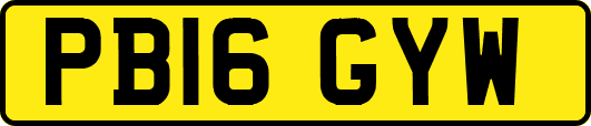 PB16GYW