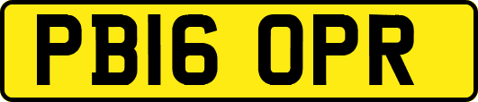 PB16OPR