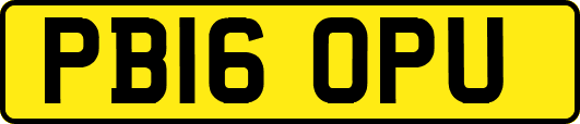 PB16OPU