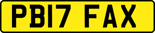 PB17FAX