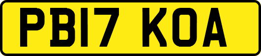 PB17KOA
