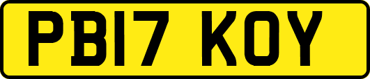PB17KOY
