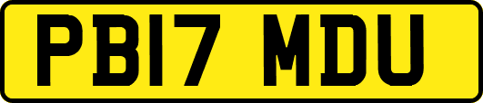 PB17MDU