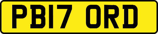 PB17ORD