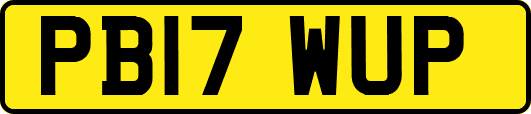 PB17WUP