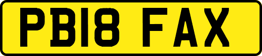 PB18FAX