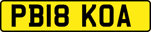 PB18KOA
