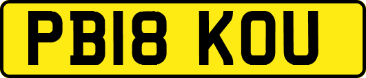PB18KOU