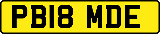 PB18MDE