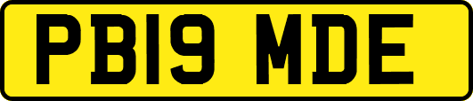 PB19MDE
