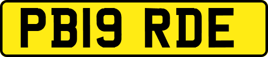 PB19RDE