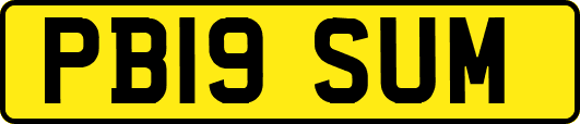 PB19SUM