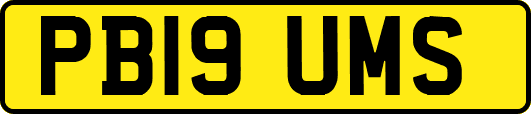 PB19UMS