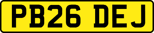 PB26DEJ