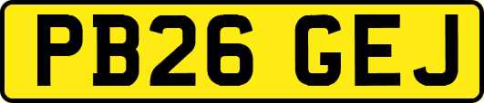 PB26GEJ