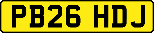 PB26HDJ