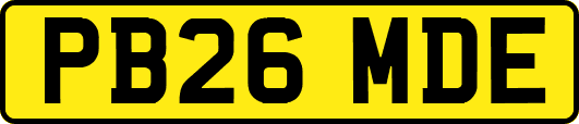 PB26MDE