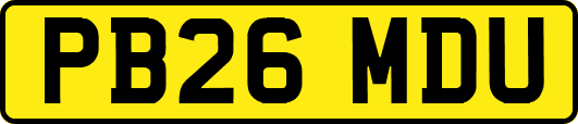 PB26MDU