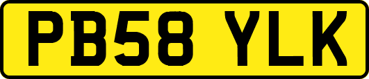 PB58YLK