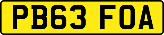 PB63FOA