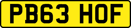 PB63HOF