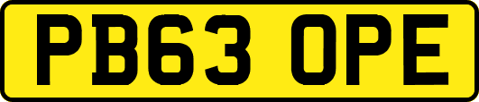 PB63OPE