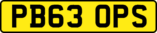 PB63OPS