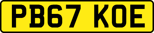 PB67KOE