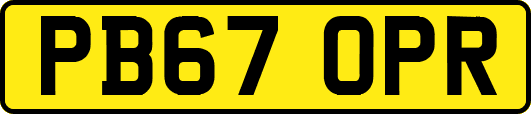 PB67OPR