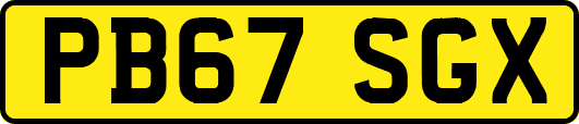 PB67SGX