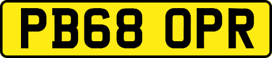 PB68OPR