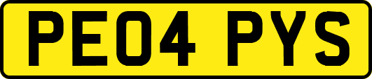 PE04PYS