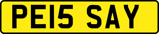 PE15SAY