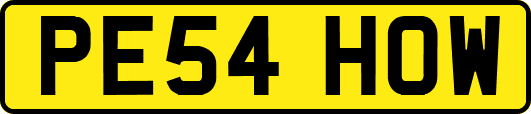 PE54HOW