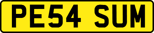 PE54SUM