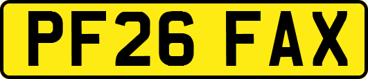 PF26FAX