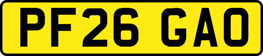 PF26GAO