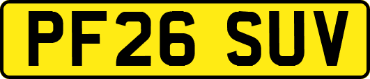 PF26SUV