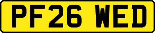 PF26WED