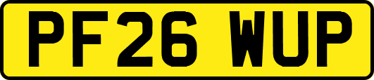 PF26WUP