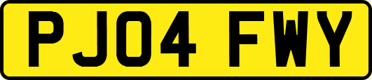 PJ04FWY