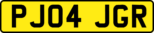 PJ04JGR