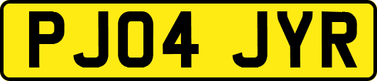 PJ04JYR