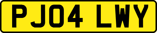PJ04LWY