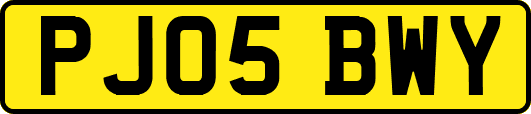 PJ05BWY