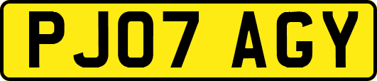 PJ07AGY
