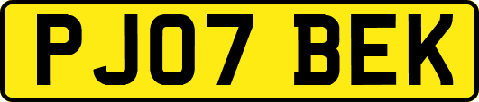 PJ07BEK